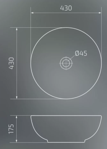 Умывальник Gid N9003a
