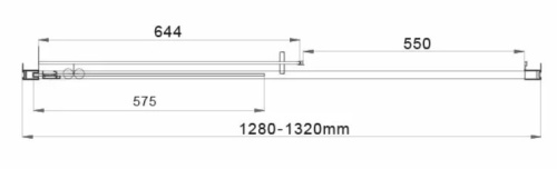 Душевая дверь Vincea Garda VDS-1G130CL