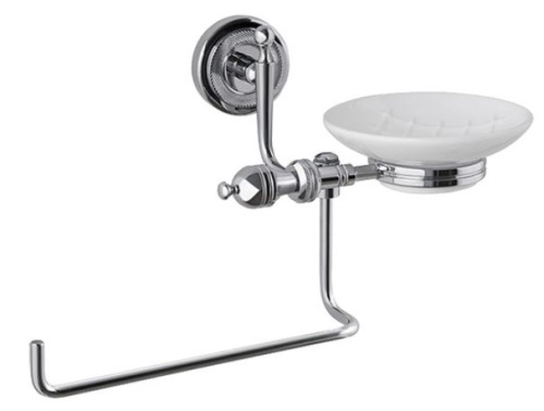 Полотенцедержатель с мыльницей Caprigo Royal 6618 c/c