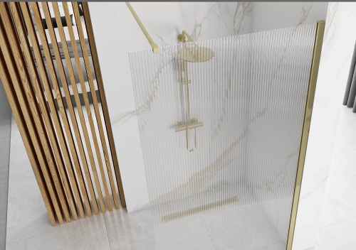 Душевая стенка Rea Aero Intimo gold matt 90x200 K4124