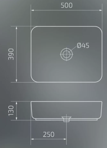 Умывальник Gid D1304