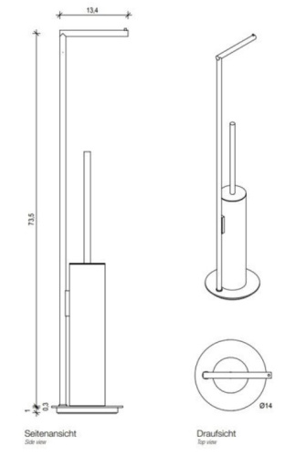 Стойка напольная Decor Walther Mikado MK SBK 0522359