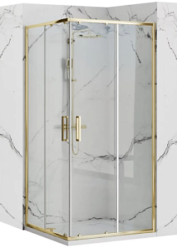 Душевой уголок Rea Punto Gold 80x80 K6441