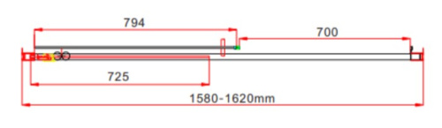 Душевая дверь Vincea Garda VDS-1G160CH