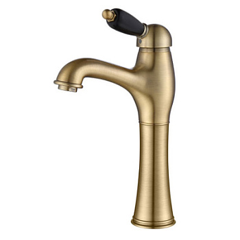 Смеситель для умывальника Caprigo Adria-uno Black Edition 02B-525-VOT