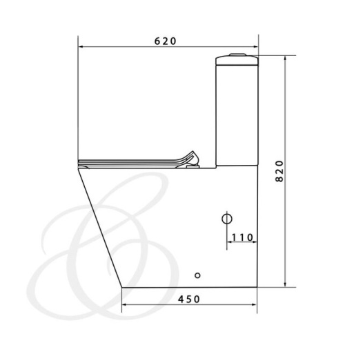 Унитаз напольный Caprigo Vittoria V-1013