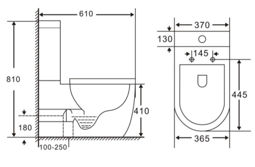 Унитаз напольный Vincea Evo VT2-34