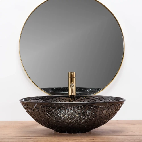 Умывальник Rea Frost Black U5071