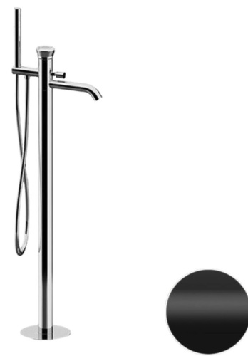 Смеситель для ванны Remer Element ET08NO, черный матовый