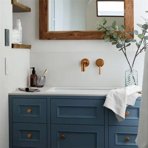 Смеситель для раковины Rea Lungo Copper Brush B4600