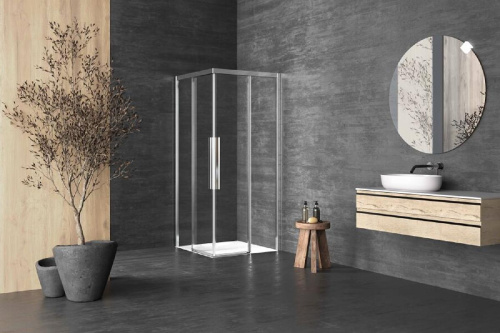 Душевая дверь Kolpa-San Libra Q 100 silver brill transparent 516830