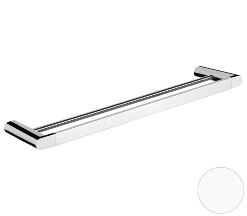 Полотенцедержатель двойной 60 см Remer Lounge LN33BO, белый матовый