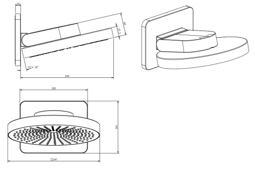 Душевая система Vincea Inspire VSFW-4I211RCH
