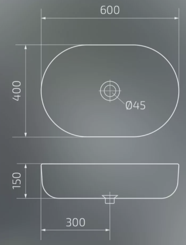 Умывальник Gid N9026a