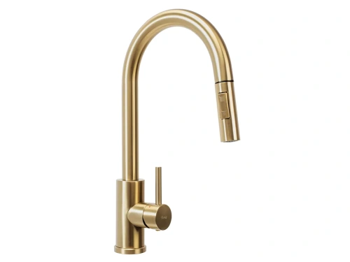 Смеситель для мойки Rea Fresh gold matt B9148