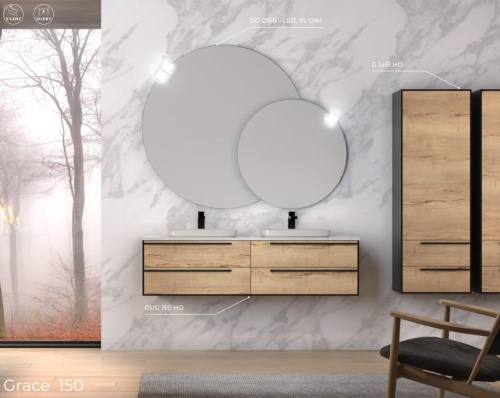 Тумба подвесная Kolpa-san Grace OUG 150 Halifax oak 546370