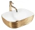 Умывальник Rea Belinda gold matt white U7422 Умывальник Rea Belinda gold matt white U7422