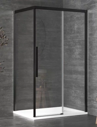 Душевой уголок Kolpa-San Libra DW 120X90-R black transparent 518470