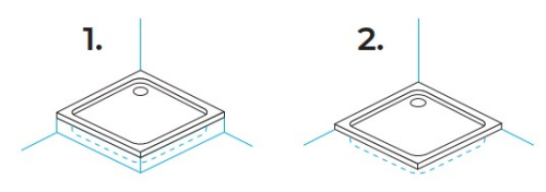Душевой поддон Kolpa-san Serra 120x80 graphite 576390