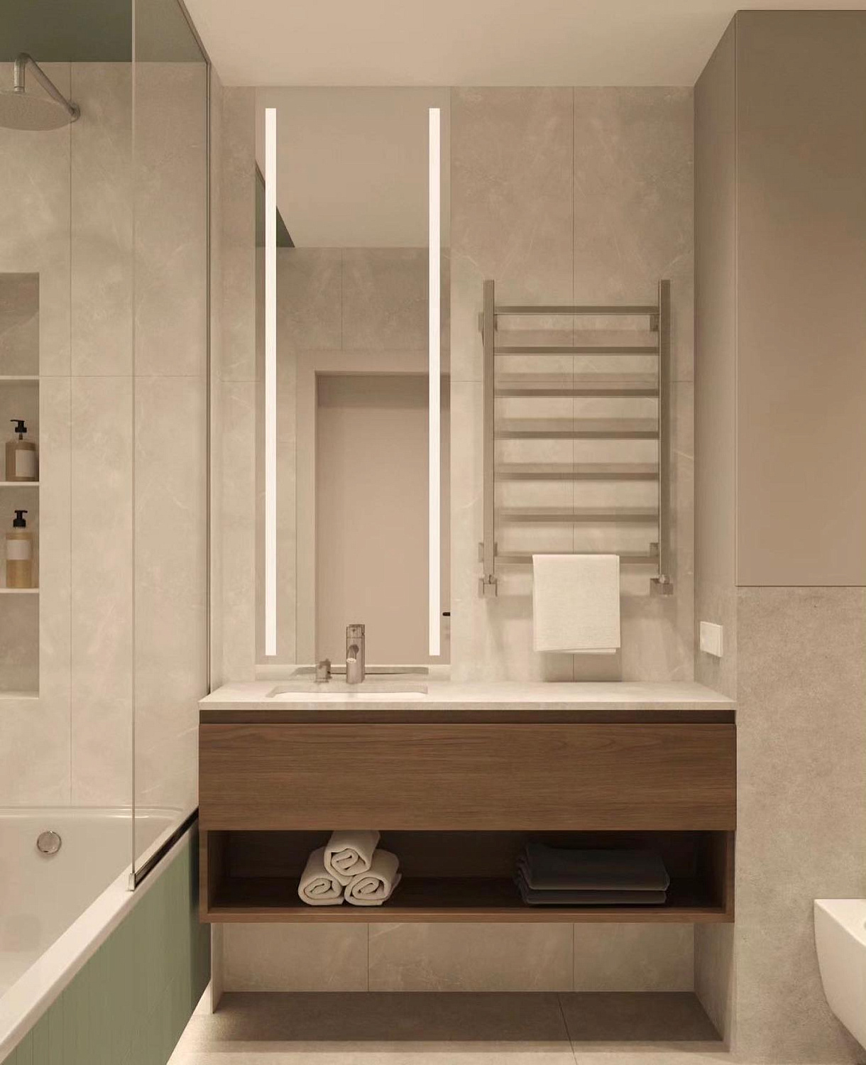 Совместное воплощение идеи санузла вместе с дизайн-студией @goodproject.by