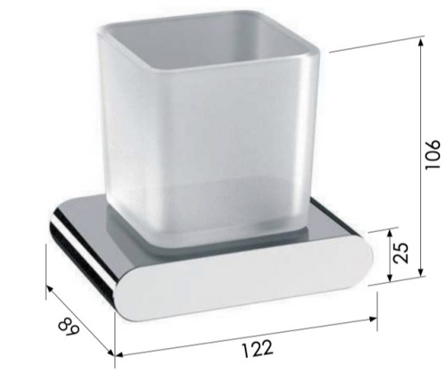 Стакан Remer Lounge LN15RL, медь глянцевая