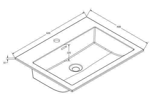 Раковина Vincea VCB-13600W