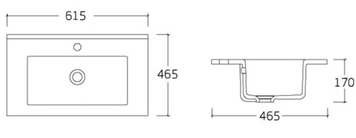 Раковина Vincea VBS-13960MA