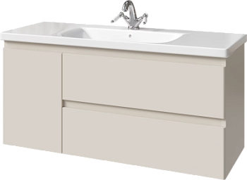 Тумба подвесная Caprigo Forte 100 36117L-SF023