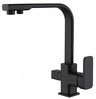 Смеситель для мойки Vivi Felice 1617-10 Nero opaco