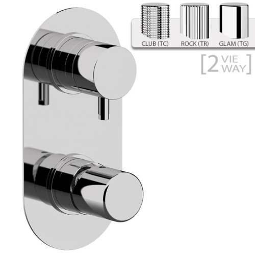 Смеситель для душа Daniel Trilogy TG612D2KBCR