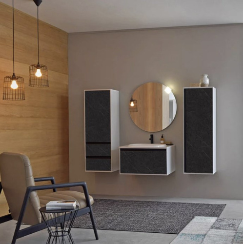 Тумба подвесная Kolpa-san Pandora OUP 75 Black stone 514210