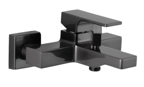Смеситель для ванны Remer Absolute AU05CFP, чёрный брашированный хром