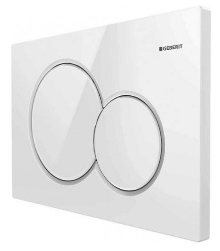 Кнопка смыва Geberit SIGMA 01 115.770.11.5 белый матовый