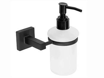 Дозатор для мыла Rea black matt 77043