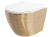 Унитаз подвесной Rea Carlo rimless Flat Brush Gold C6942 Унитаз подвесной Rea Carlo rimless Flat Brush Gold C6942