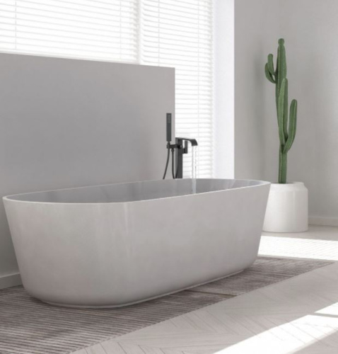 Смеситель для ванны Rea Carat Black matt B5423