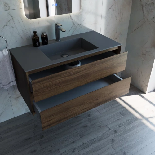 Тумба подвесная Vincea Luka VMC-2L100CO C.Oak